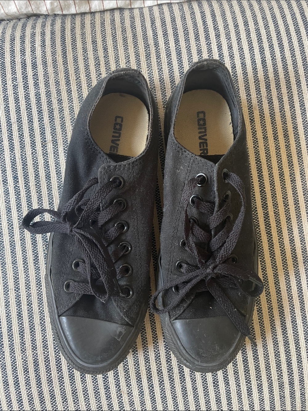 All Black Converse All Star